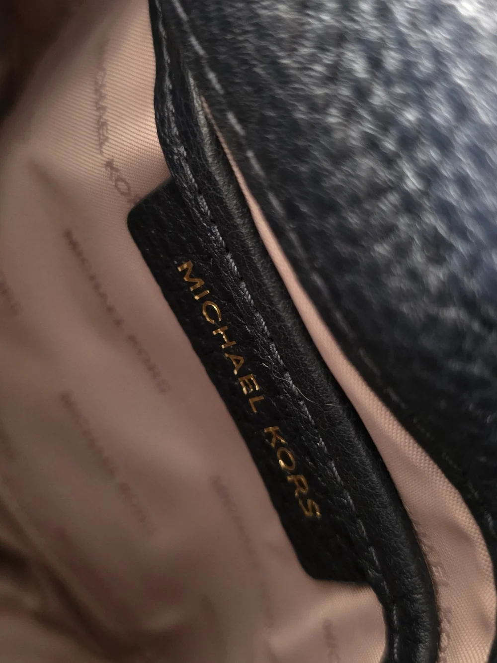 Michael Kors Navy and Signature Monogram Crossbody Bag